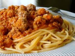 Hesti S Kitchen Yummy For Your Tummy Spaghetti Meatballs Spageti Masakan Resep