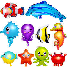 Water birthday parties backyard birthday outdoor birthday summer birthday birthday party themes boy birthday birthday ideas kids water party hawaiian birthday. Stadium Giveaways 10 Pieces Ocean Animals Foil Balloons Large Ocean Animals Balloons Cartoon Fish Balloons Foil Balloons For Boys And Girls Birthday Ocean Themed Party Decorations Baby Shower 10 Styles Guaranteed Sudpla It