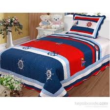 Royal Tek Kisilik Luks Genc Yatak Ortuleri Capa Lacivert Fiyati