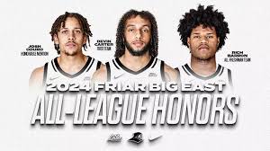 Devin Carter Named All-BIG EAST First Team, Josh Oduro Earns All-BIG EAST  Honorable Mention, Rich Barron Receives BIG EAST All-Freshman Team  Accolades.
