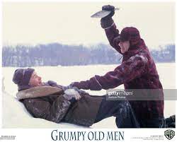 Jack Lemmon Laying On His Back As Walter Matthau Holds Him Down So He In 2021 Grumpy Old Men Old Man Film Jack Lemmon