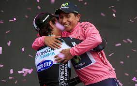 El primero fue nairo quintana, en el 2014, con el movistar team; Giro De Italia 2014
