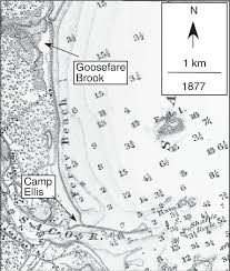 Camp Ellis Area From U S Coast And Geodetic Survey Chart 6