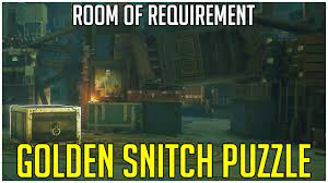 Hogwarts Legacy Tips - Room of Requirement Golden Snitch Puzzle Guide -  YouTube