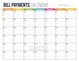 Awesome Free Printable Bill Payment Calendar Free Printable Calendar Monthly In 2020 Finance Organization Printables Budget Calendar Bill Calendar