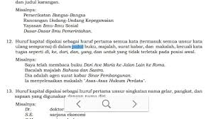 Tuliskan judul karya ilmiah berikut sesuai dengan ejaan yang disempurnakan. Penulisan Judul Yg Sesuai Dengan Eyd Adalah Brainly Co Id