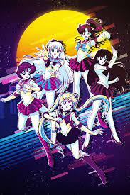Sailor Moon Poster Print By 80sretro Displate Sailor Moon Wallpaper Sailor Moon Art Sailor Moon Cafe