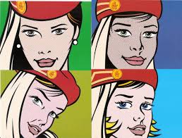 Cabin Crew Emirates Airlines Pop Art Design Art Pop Art Illustration