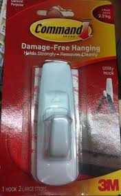 Order command decorative hooks today! 3m Command Band Damage Free Hanging Decorative Hooks Maximum Weight 2 2 Kg 1 Piece 2 Large Strips By Command Band 9 50 3m Command Band Damage Free Hangin