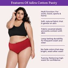 Soft Cotton Plus-Size Panties: High Rise, Full Coverage, Breathable - Buy  Now