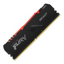 Memoria DDR4 8 Gb 3200 Hyperx Fury Beast Kingston RGB (KF432C16BBA/8)