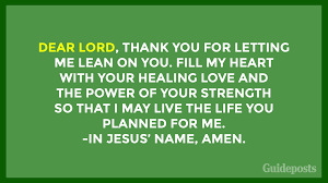 He was recently diagnosed with diabetes. 6 Prayers For Recovery From Addiction Guideposts