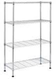 4 Tier Chrome Wire Shelf Canadian Tire Black Wire Shelves Wire Shelving Shelves