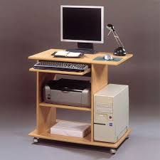 Stylish And At Reasonable Price Beech Computertables Capable To Enhance The Looks Of You Home They Are Ideal For Bo Computer Table Design White Computer Desk