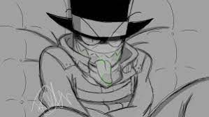 Asylum Au By Rick Elfen Black Hat Villainous Paperhat Villainous Black Hat