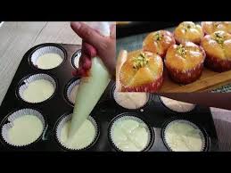 بسبوسة فردية بالكريمة طيب مرة وحدة تحمر لوجه شكلا ومذاقا فالخلاط بيضة 1 تخرج 21 Youtube Food Desserts Breakfast