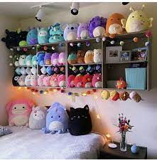 Squishmallow Shelf In 2021 Cute Bedroom Decor Kawaii Room Cute Room Decor