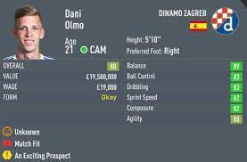 He can play as either an attacking midfielder or a winger. Career Mode Insider On Twitter Be Sure To Try Dani Olmo If You Haven T Already In Fifa20 Career Mode Flair Adept Playmaker High Med Workrates 4 4 Skillmoves