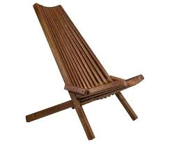 Clevermade Tamarack Low Profile Acacia Wood Lounge Folding Wooden Outdoor Chair Tmrck Chr Wood Lounge Chair Outdoor Chairs Wooden Outdoor Chairs