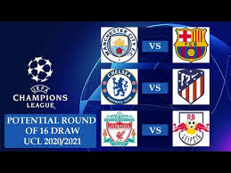 The start of the brand new 2020/21 uefa champions league campaign and on thursday 1st october, barça have discovered their group stage opponents!d. Potential Round Of Sixteen 16 Draw Of The Ucl Champions League 2020 2021 Possible Round Of 16 Draw Youtube