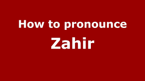 How To Pronounce Zahir Arabic Morocco Pronouncenames Com Youtube