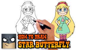 How to Draw Star Butterfly | Star vs the Forces of Evil - YouTube