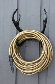Black Reindeer Gold Hose Garden Hose Holder Garden Hose Hose Holder