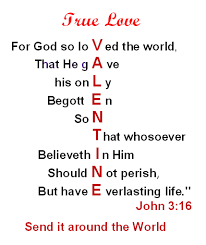 Welcome True Love On Valentine S Day John 3 16 For God So Loved The World True Love Words