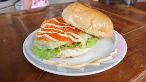 Milk, eggs, fish, crustacean shellfish, tree nuts, peanuts, wheat and soybean. Burger Ayam Geprek Lampung Publications Facebook