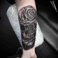 Rose tattoos for men usually come in different designs each of which the wearer can relate the meaning. Skull And Rose Sleeve Tattoo Designs Tattoo Designs Ideas