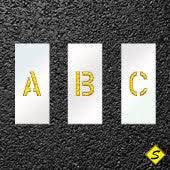 These 6 inch alphabet stencils are suitable for your craft projects. 38 Piece Alphabet Stencil Kit With 6 In Letters Sealcoating Com