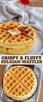 Belgian Waffles Are Crispy On The Outside And Fluffy On The Inside And Easy To Make Ready Breakfast Waffle Recipes Waffles Recipe Homemade Easy Waffle Recipe