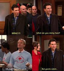 How i met your mother has made us laugh and cry as we followed the adventures of ted and his crazy gang as narrated to ted's kids in the future. How I Met Your Mother Meme Satan On Bingeclock