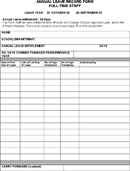 Status (full time, part time, casual) the payslip template annual leave calculation guide department of commerce does not accept liability for any employment details template sick leave. Annual Leave Record Form Full Time Staff Download Job Application Form For Free Pdf Or Word