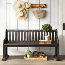 These wooden dining benches are not just ideal for dinner tables but can be set up anywhere without hampering their unique look. Dining Benches With Backs Wayfair