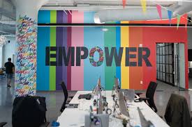 The word mural is a spanish adjective that is used to refer to what is attached to a wall. Office Wall Art Ideas Define Your Brand With Art Squarefoot Blog
