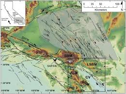 Tectonic Map Of The San Andreas Fault Saf System In Southern Download Scientific Diagram