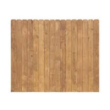 6 Ft H X 8 Ft W Pressure Treated Pine Dog Ear Fence Panel 158083 The Home Depot Dog Ear Fence Fence Panels Wood Fence