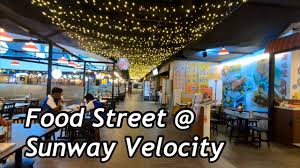 Absolute thai street food location: Food Street On The Top Floor At Sunway Velocity Youtube