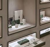 jewelry wall showcase window displays
