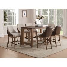 Add up as many chairs as you need. Flexsteel Wynwood Collection Carmen Contemporary Counter Height Table And Chair Set Westrich Furniture Appliances Pub Table And Stool Sets