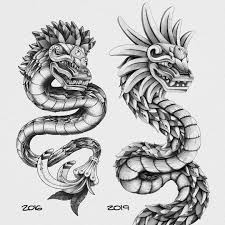 Slowly crawling from the shoulder to the chest it becomes a masterpiece on the body! Aztec Sleeve Tattoo On Behance