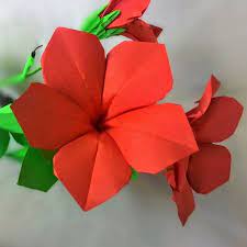 Цветы из оригами простые