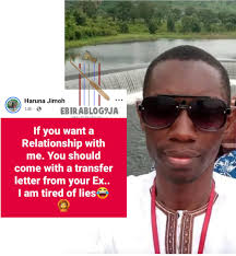 If you are dating my ex, start packing your things am coming back 🏃🏃🏃