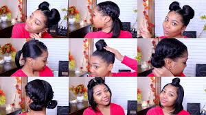 Something for the black hair that loves curls, choose this medium length haircut paired with the beautiful metallic balayage! 10 Quick Easy Hairstyles Shoulder Length Hair Youtube