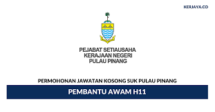 Senarai terkini jawatan kosong di pulau pinang! Pejabat Setiausaha Kerajaan Negeri Pulau Pinang Kerja Kosong Kerajaan