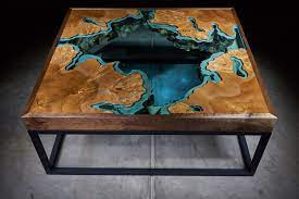 Our collection of unique coffee tables come in elegant marble, gold, wood and more. Wayward Grain Custom Furniture And Decor Coffee Table Wood Resin Table Barn Wood Projects