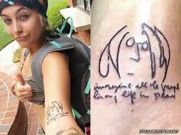 John Lennon Paris Jackson Tattoo Paris Jackson Tattoos With Meaning