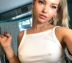 Dove Cameron Claps Back at Critics Over Braless Photo