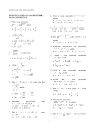Persamaan garis yg sejajar sumbu x dan melalui (1,5) adalah. Modul Matematika Kumpulan Soal Akhir Kelas X Xi Xii Pages 1 50 Flip Pdf Download Fliphtml5
